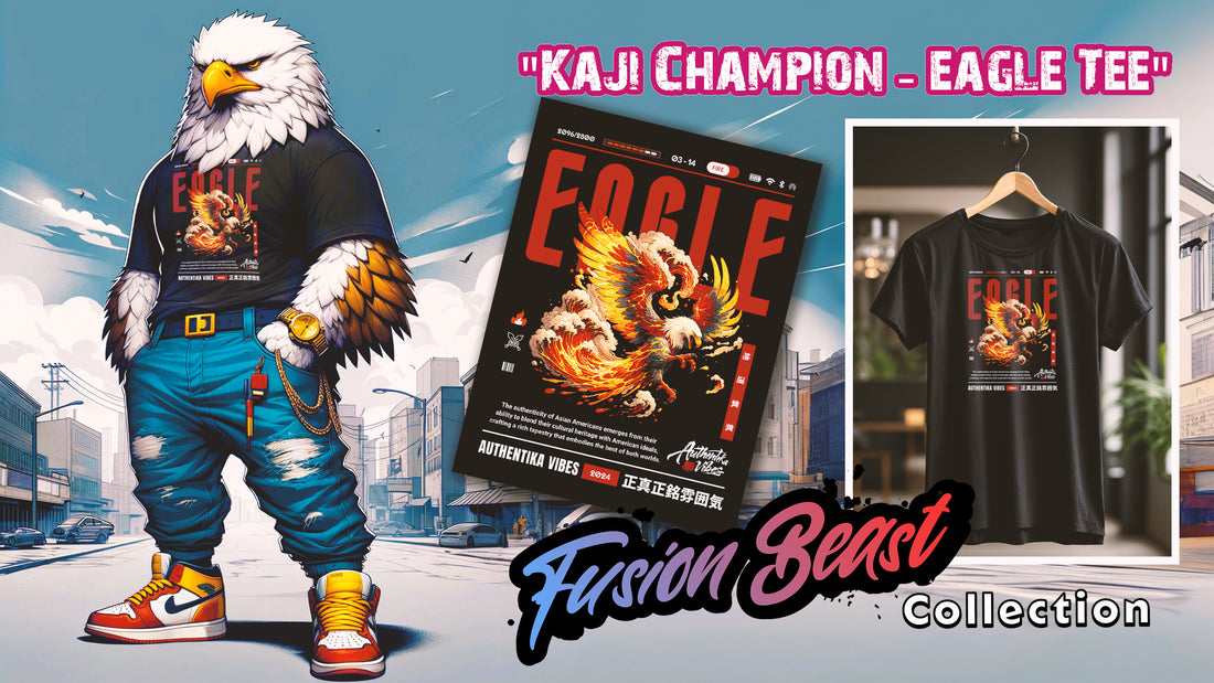 Soaring High: The "Kaji Champion - Eagle" Tee and Its Cultural Resonance