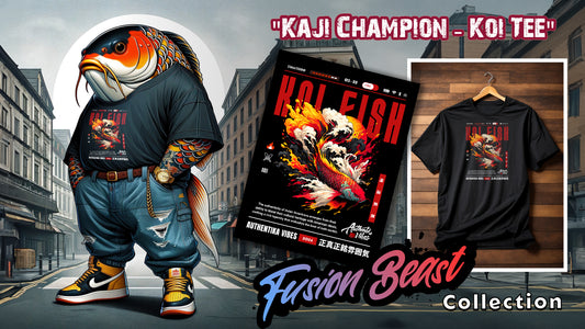 Igniting the Spirit: The "Kaji Champion - Koi" Tee's Resonance with Asian American Culture