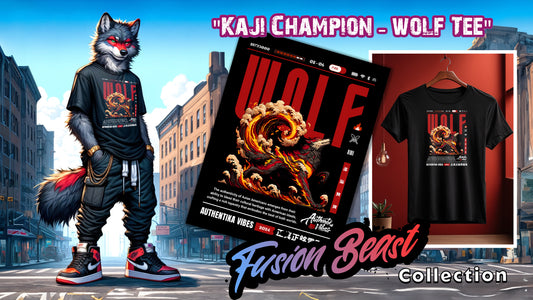 Embracing the Fire Within: The "Kaji Champion-Wolf" Tee and Asian American Resilience