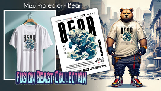 The "Mizu Protector - Bear" Tee from Authentika Vibes