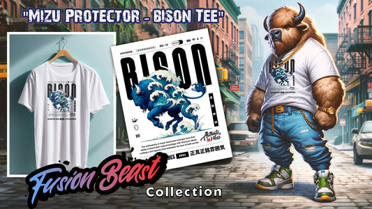 The Mizu Protector - Bison Tee: A Symbol of Asian American Resilience and Fusion