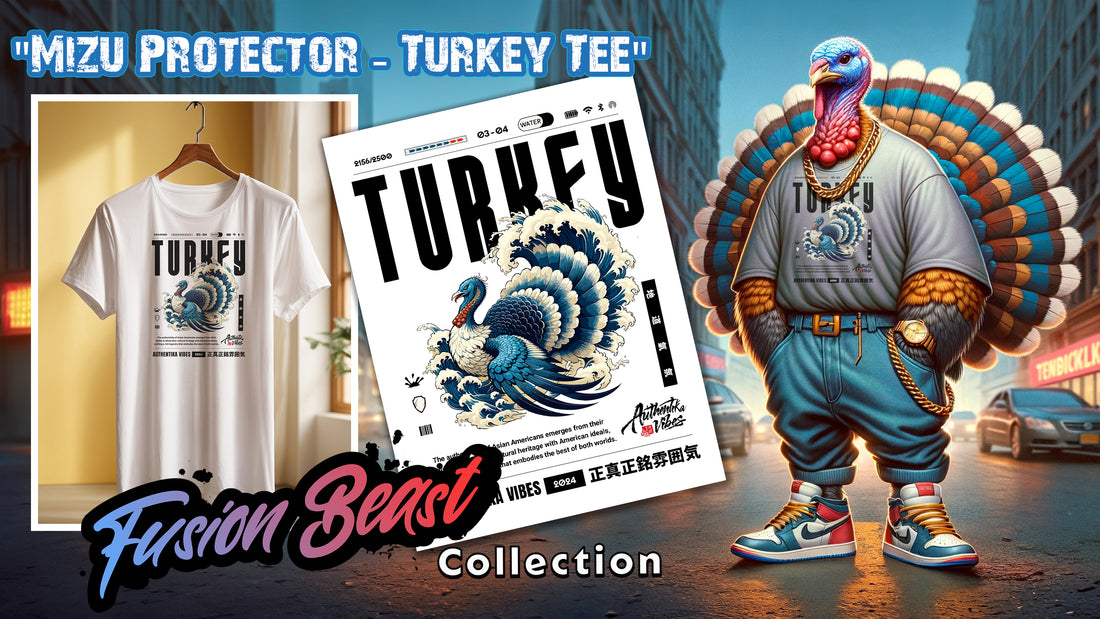 Embracing Heritage and Fluidity: The "Mizu Protector" Turkey Tee's Role in Asian American Culture