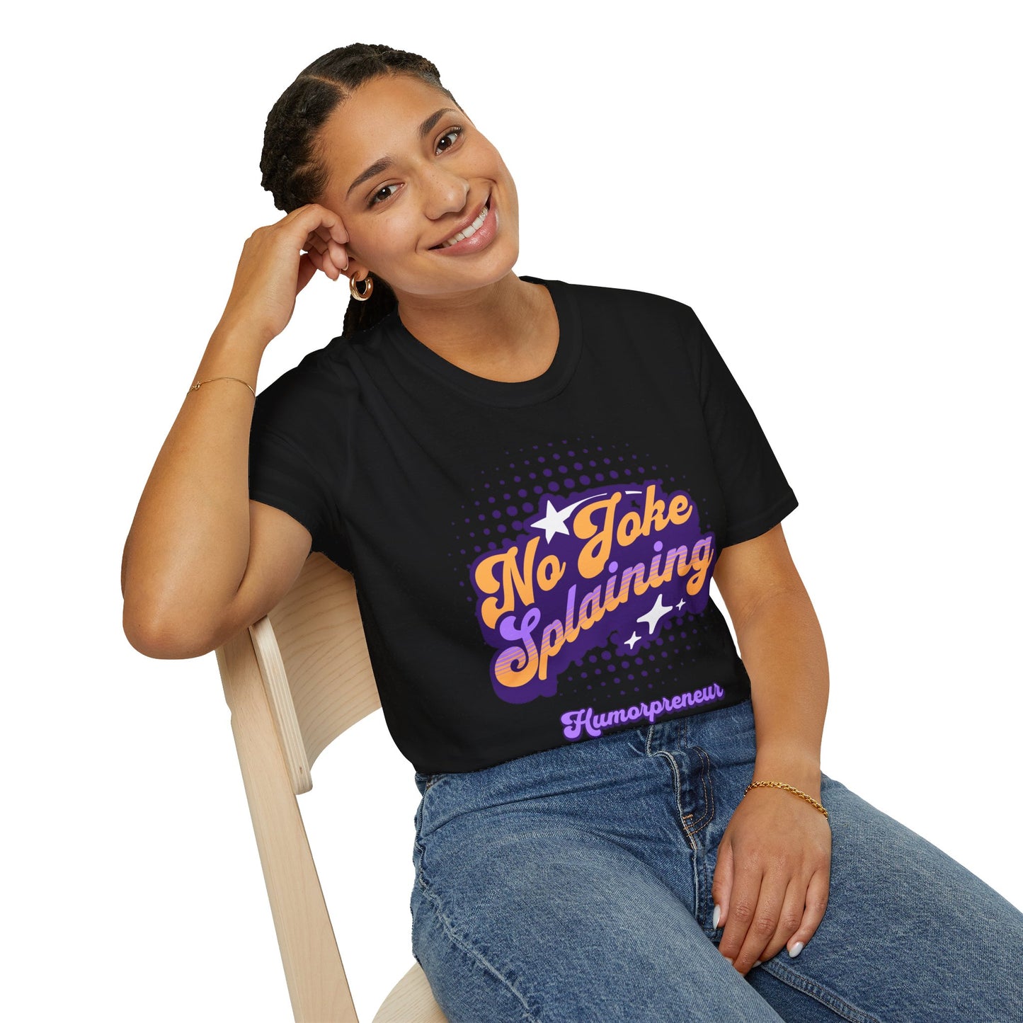 Retro "No Joke Splaining" T-Shirt