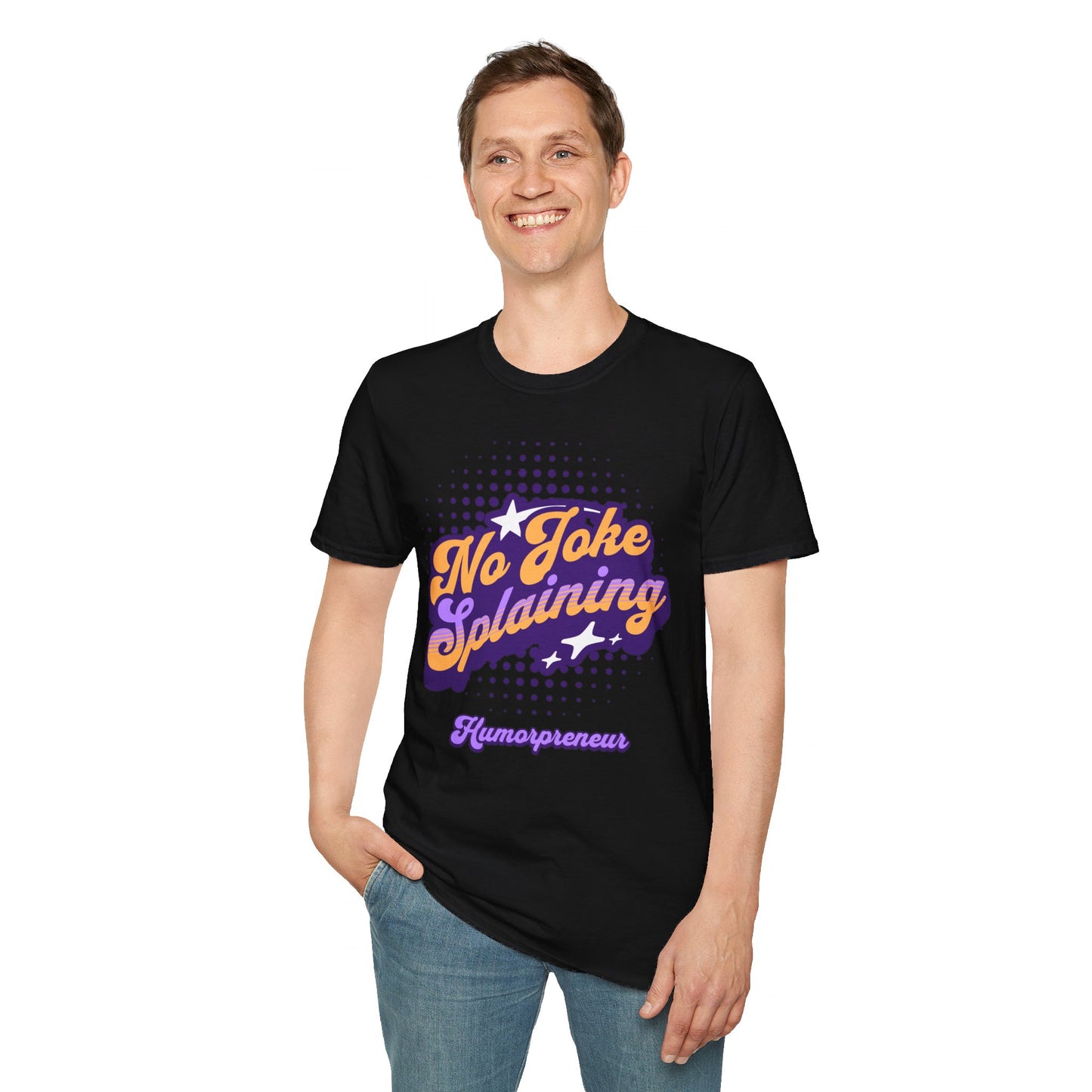 Retro "No Joke Splaining" T-Shirt