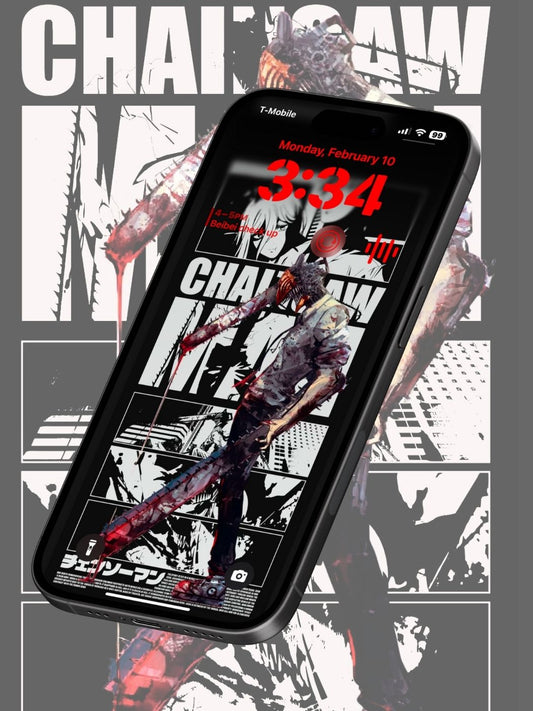 Chainsaw Man Anime Phone Wallpaper