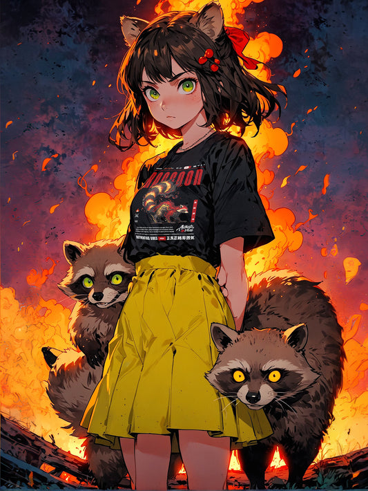 Fusion Beast Collection: Kaji Champion - Raccoon