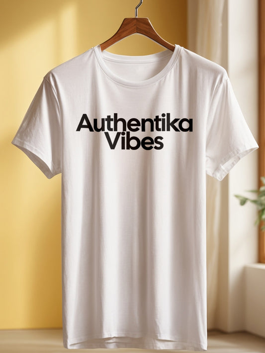 Authentika Vibes White T-shirt