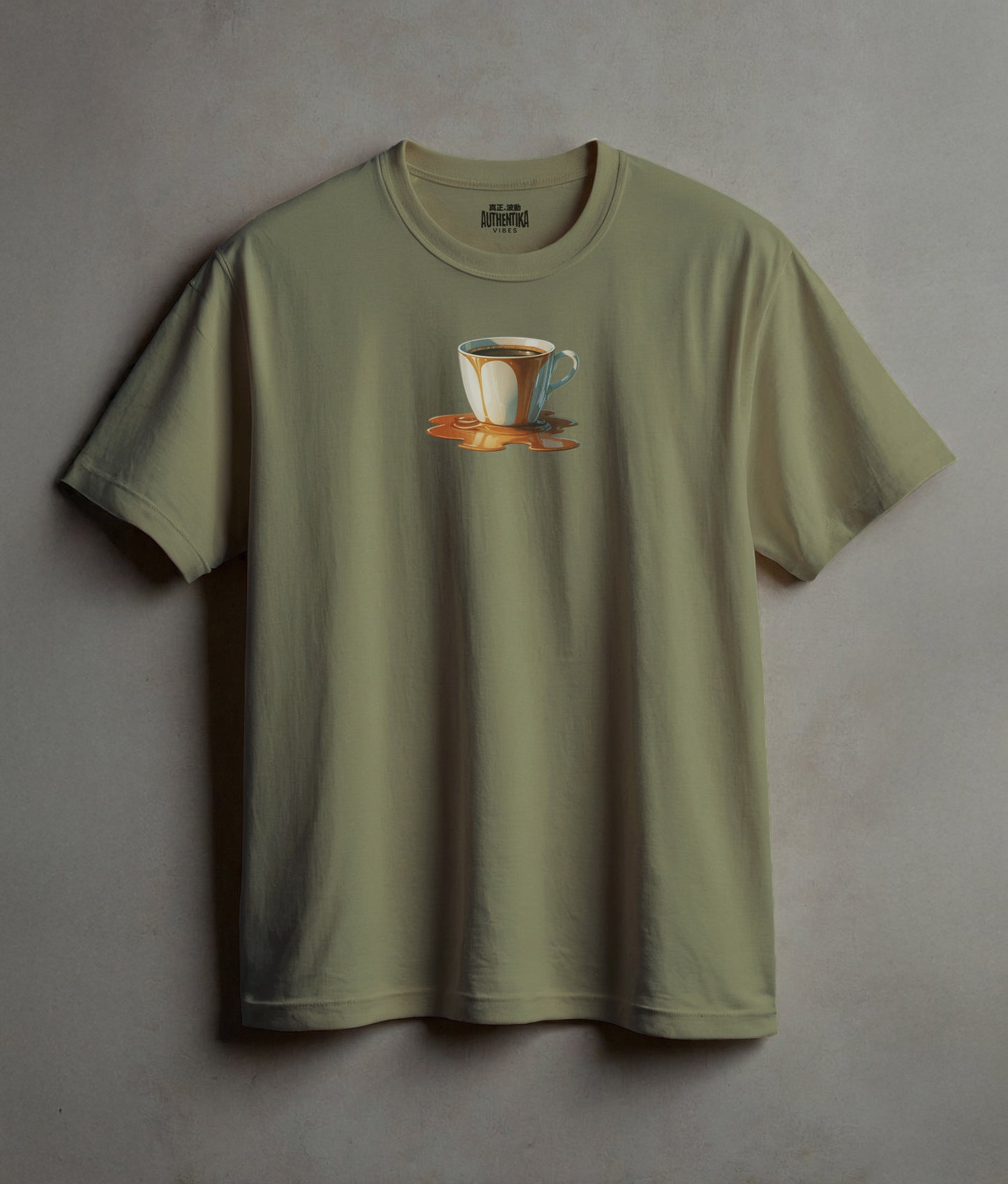 Spilled Thoughts – Minimalist Coffee T-Shirt