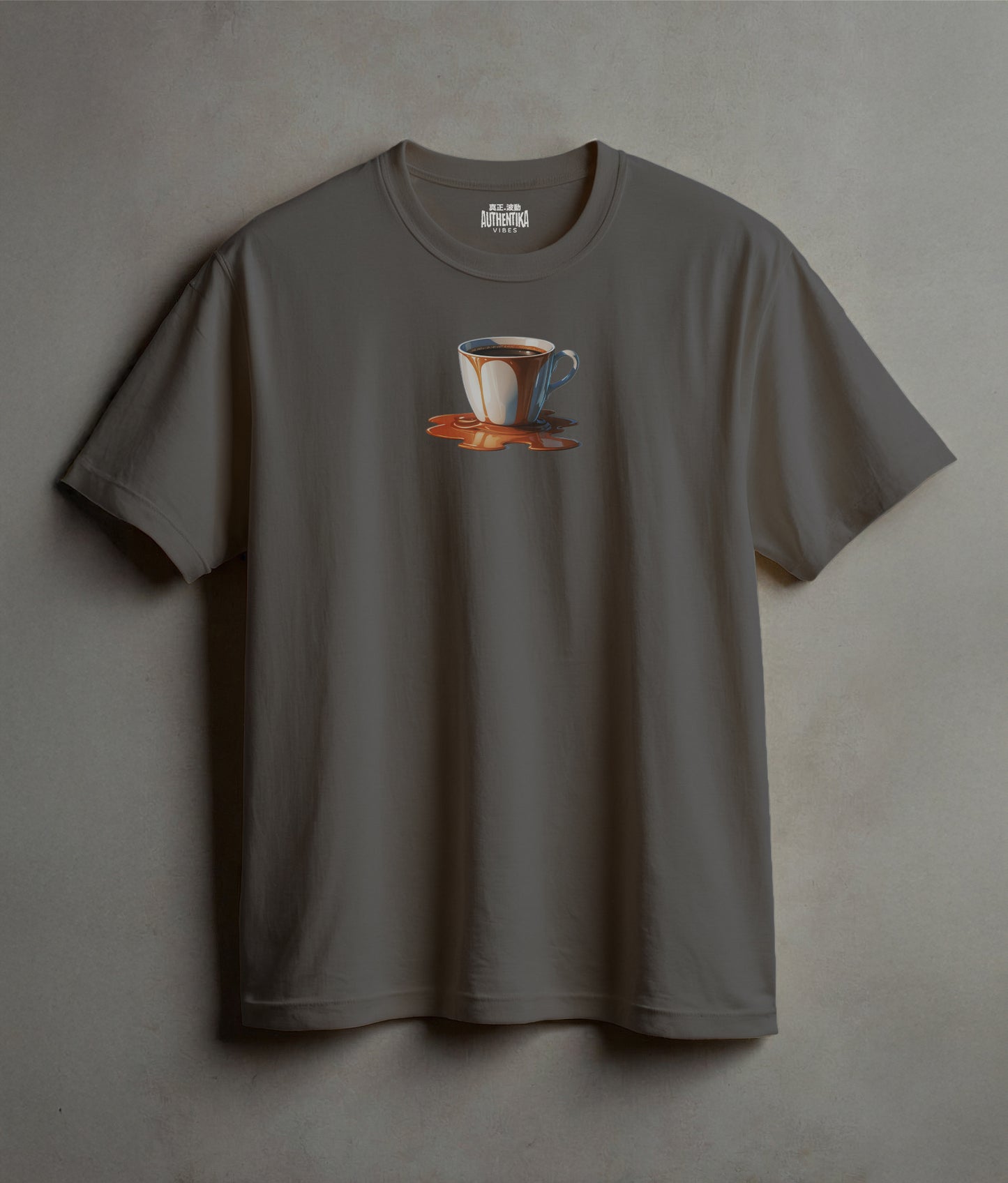 Spilled Thoughts – Minimalist Coffee T-Shirt