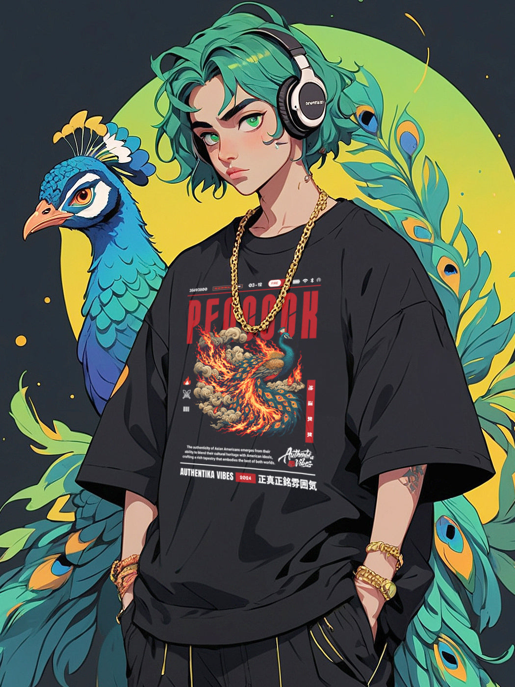 Fusion Beast Collection: Kaji Champion - Peacock