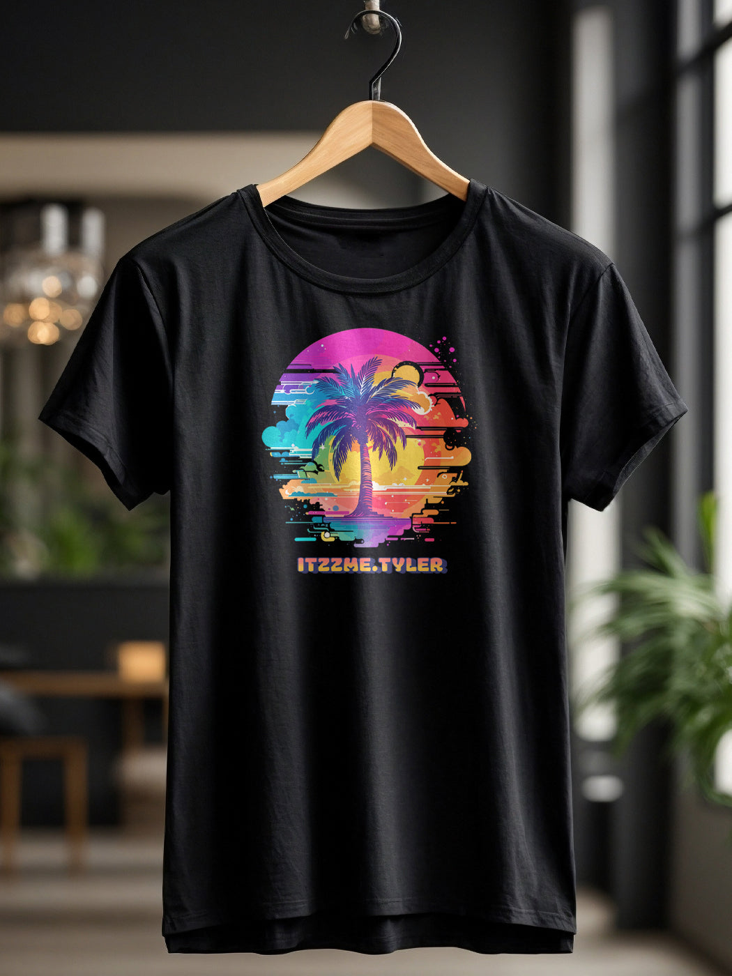 Rainbow Palms Vibes Tee - itzzme.tyler