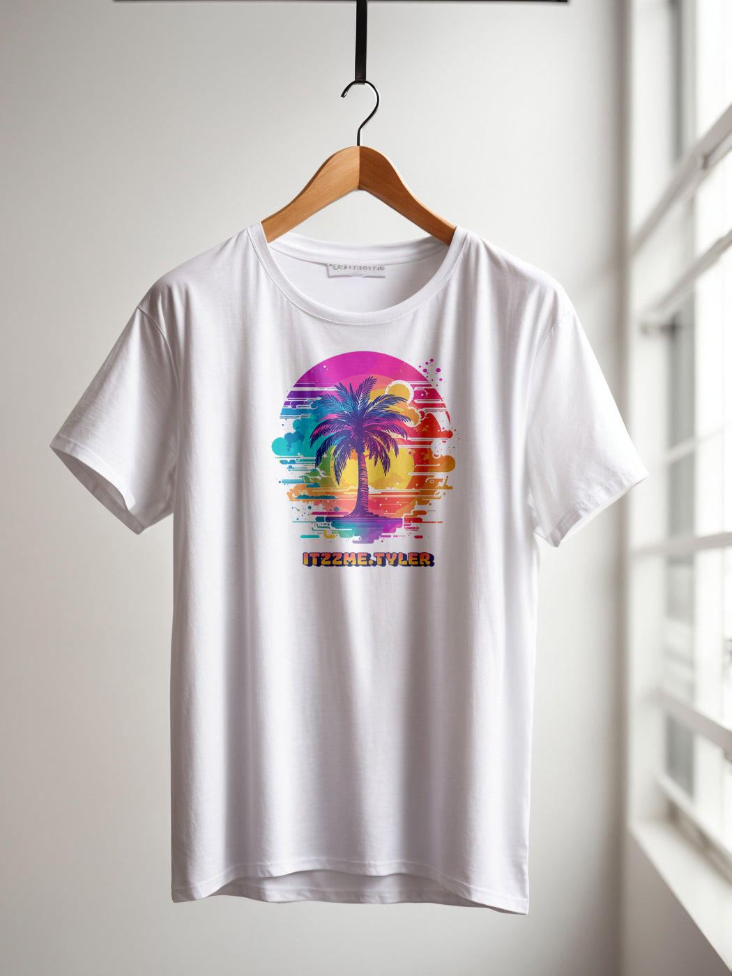 Rainbow Palms Vibes Tee - itzzme.tyler