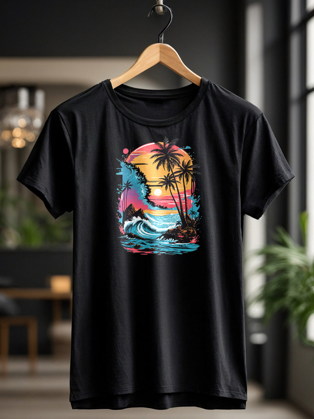 Sunset Waves Paradise Tee - itzzme.tyler