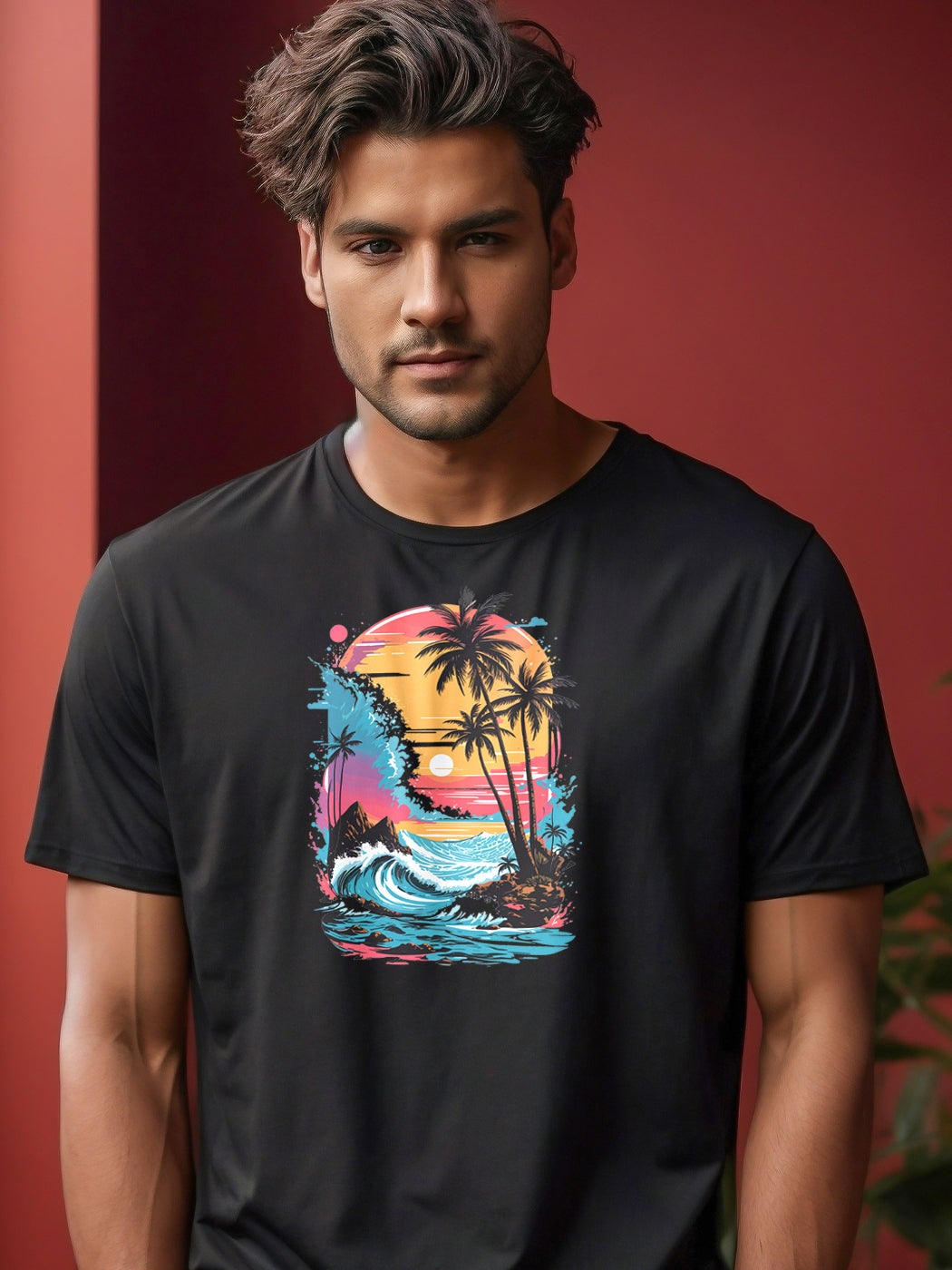 Sunset Waves Paradise Tee - itzzme.tyler