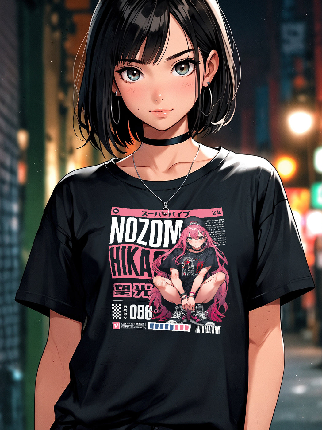 Nozomi Hikaru: Street Rebel Tee