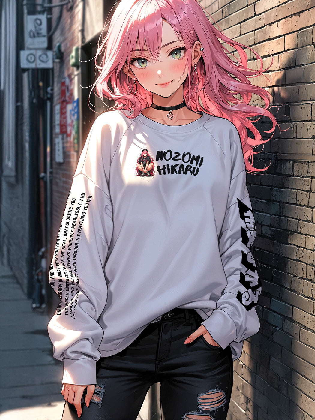 Nozomi Hikaru Graphic Pullover